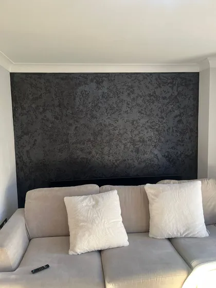 Living backwall and sofa